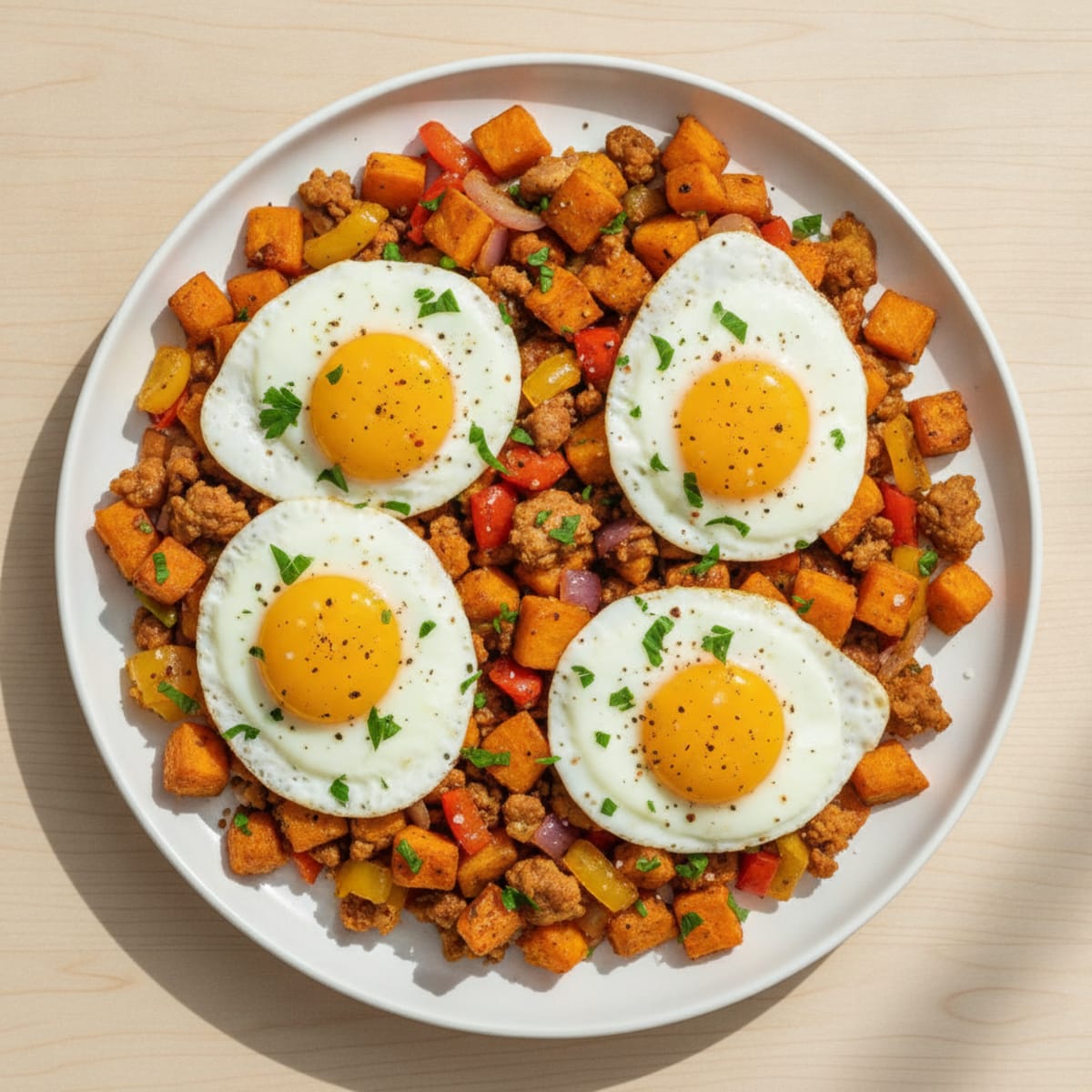 Sheet Pan Sweet Potato Hash