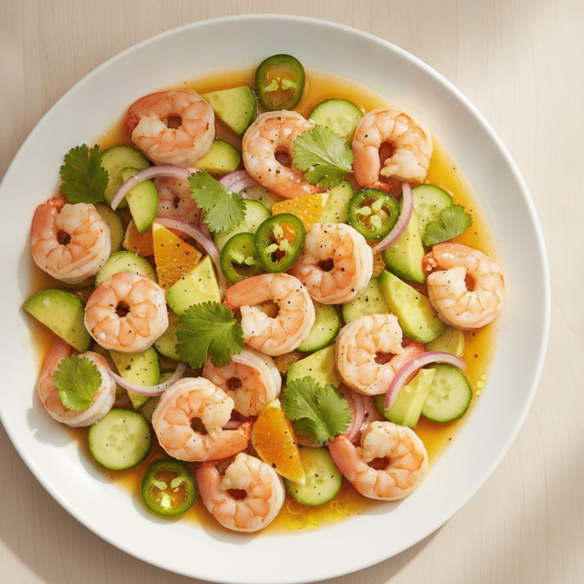 Shrimp Avocado Ceviche with Citrus