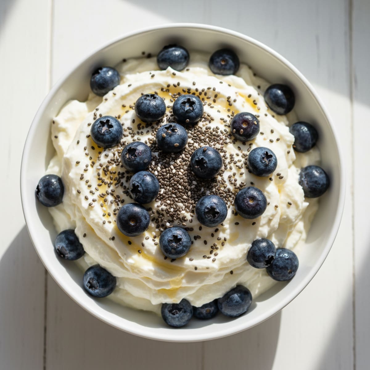 Silky Greek Yogurt Protein Pudding with Berries