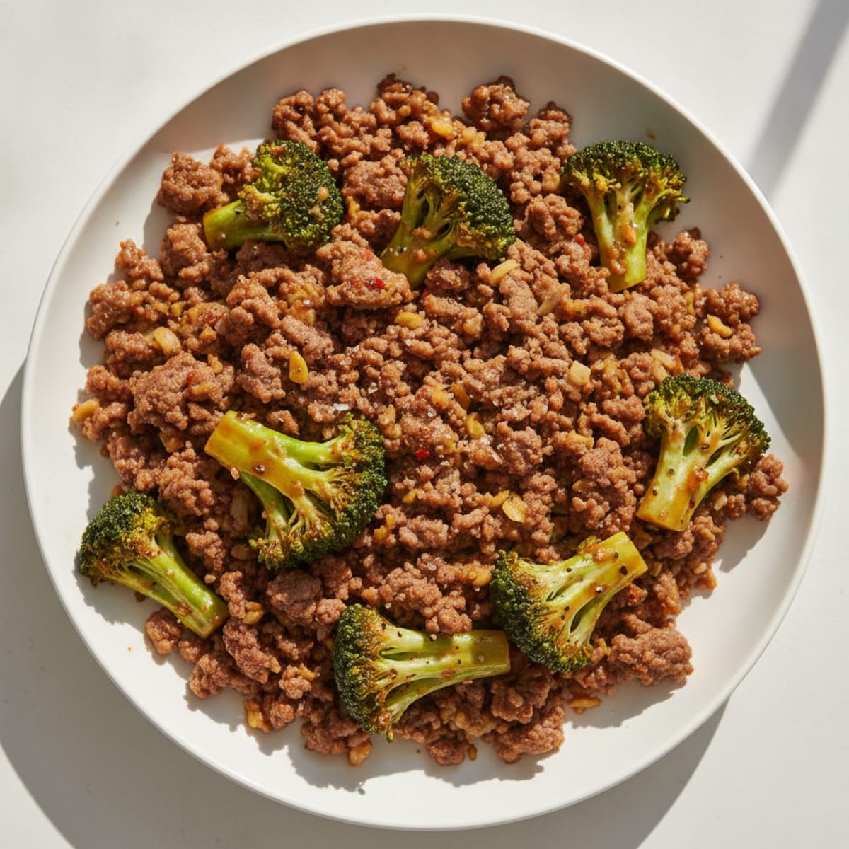 Ground Beef and Broccoli Stir-Fry