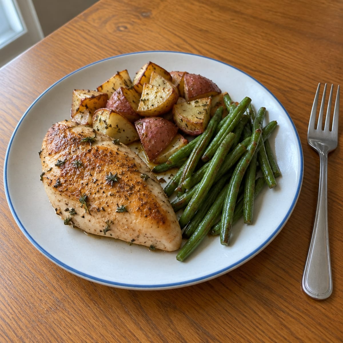 Lemon herb roasted chicken