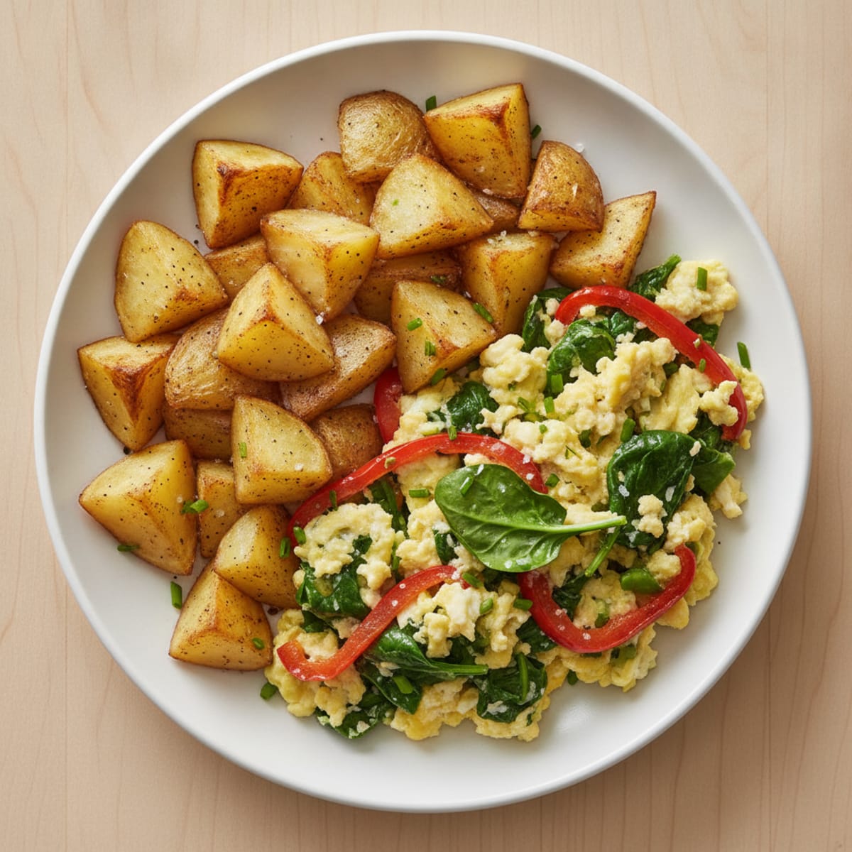 Breakfast Scramble with Roasted Potatoes