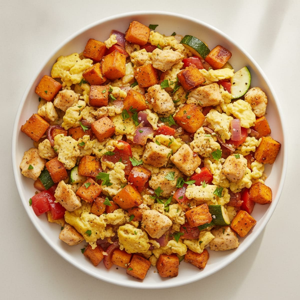 Savory Breakfast Skillet with Roasted Vegetables