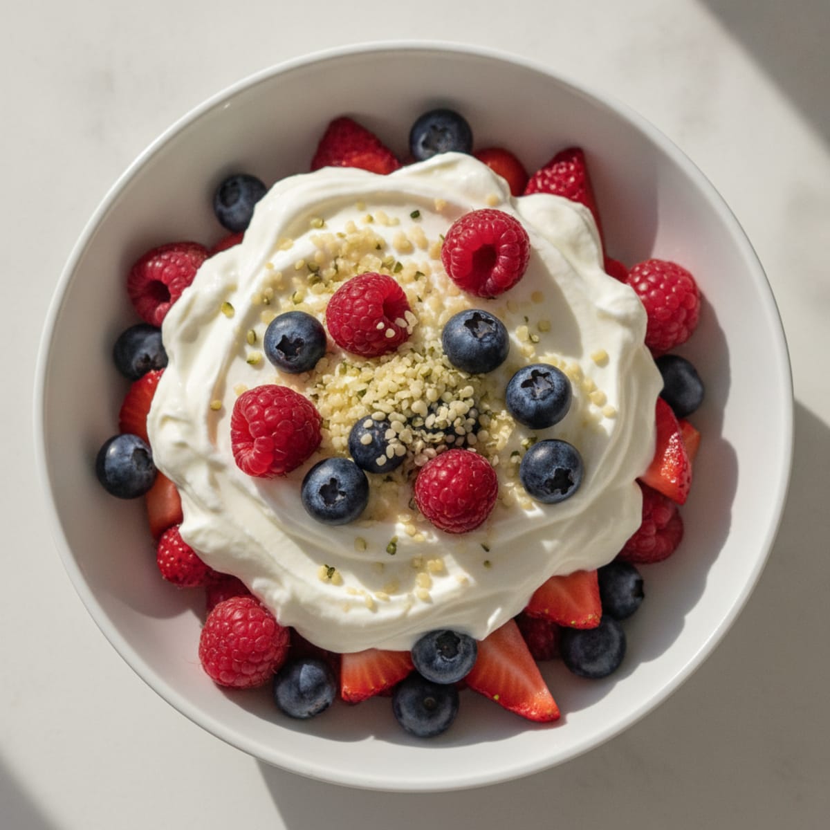 Creamy Greek Yogurt Protein Parfait with Mixed Berries