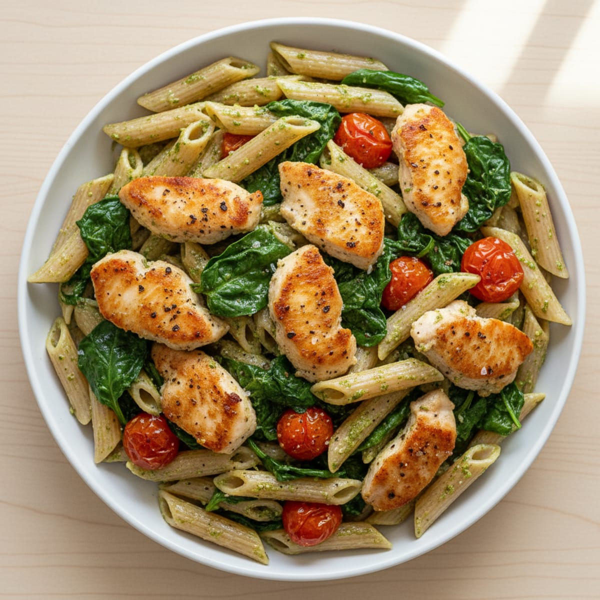Creamy Pesto Chicken Pasta