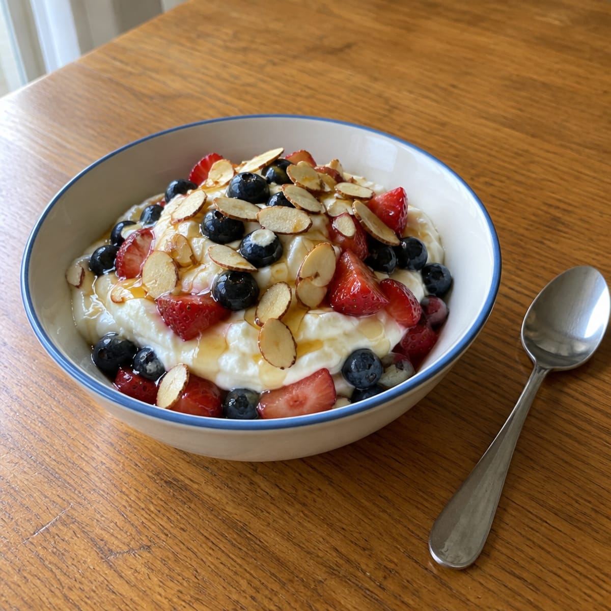 Sweet berry yogurt parfait