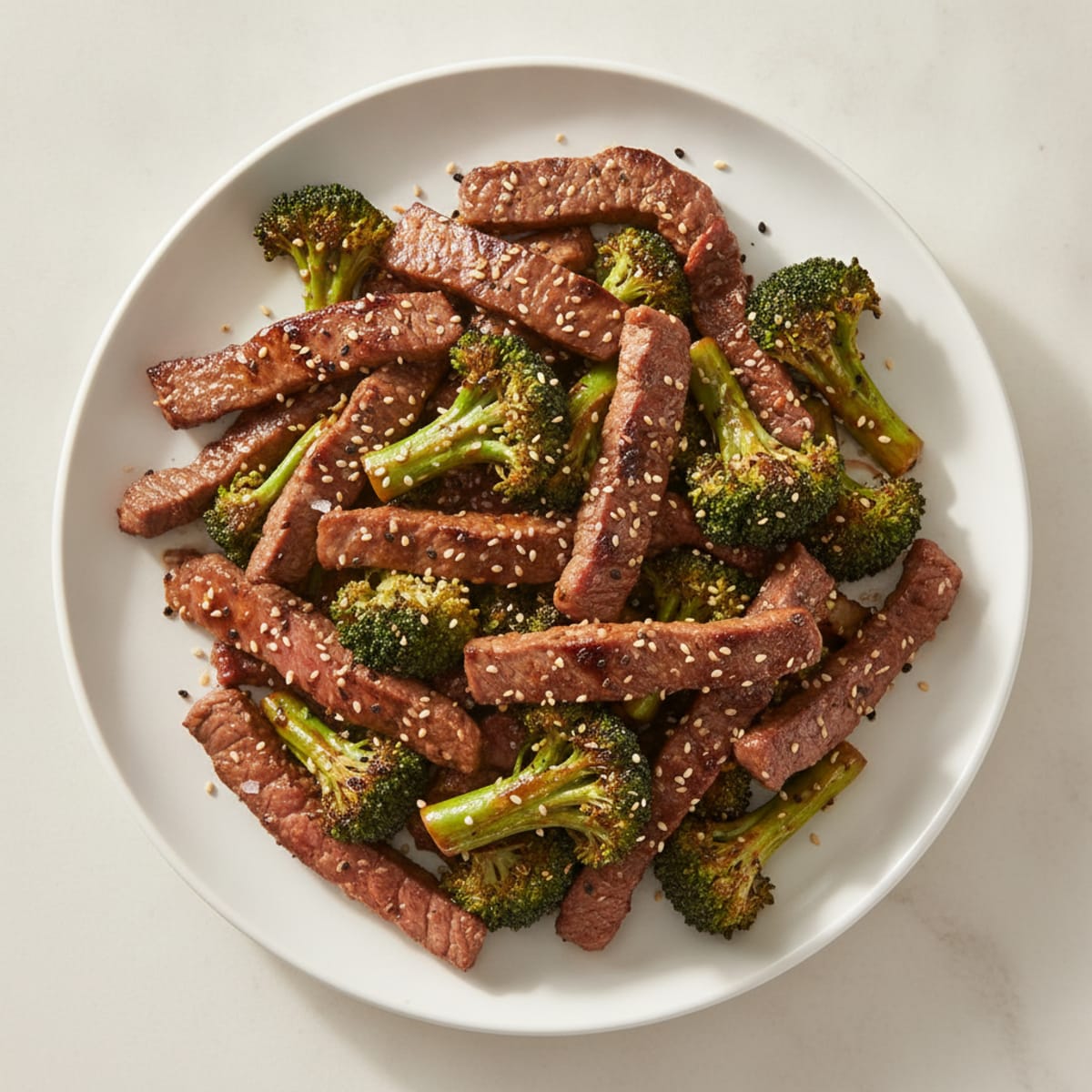 Sesame Beef & Broccoli Stir-Fry