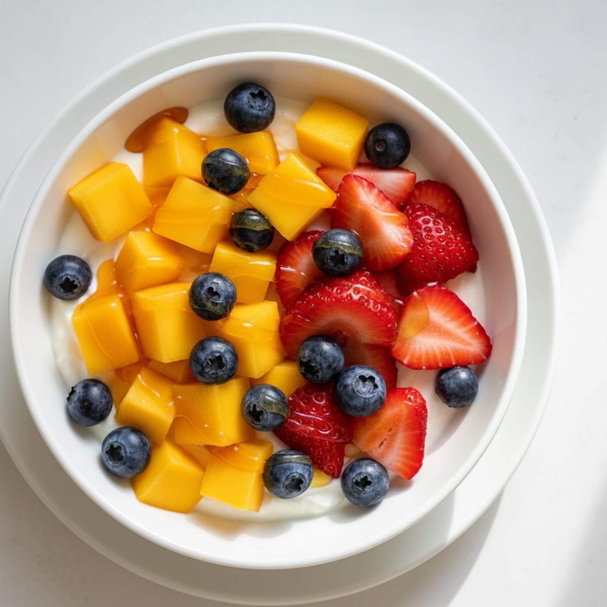 Chilled Fruit Bowl with Coconut Yogurt