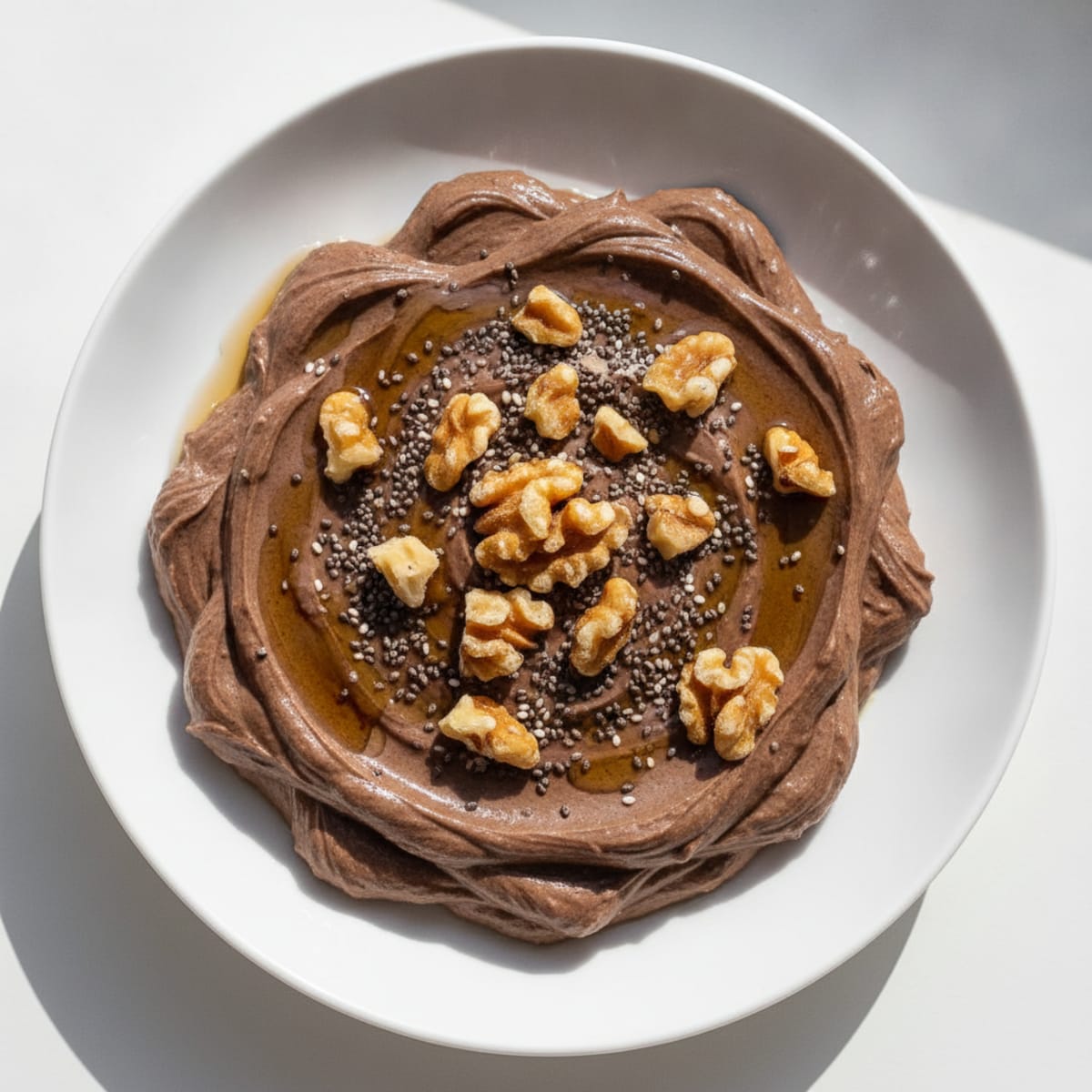 Silky Greek Yogurt Protein Pudding with Cacao