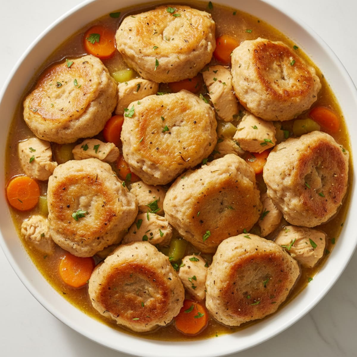 Homestyle Chicken and Herb Dumplings