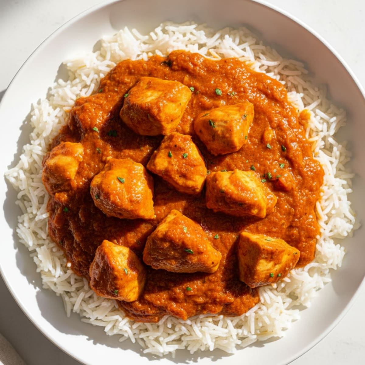 Spiced Butter Chicken with Basmati Rice