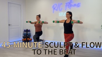 upcoming session: (6/27/25) 45-Minute Sculpt & Flow To The Beat