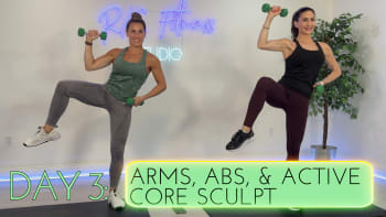 upcoming session: Day 3: Arms, Abs, & Active Core Sculpt