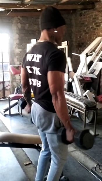 upcoming session: biceps drop set