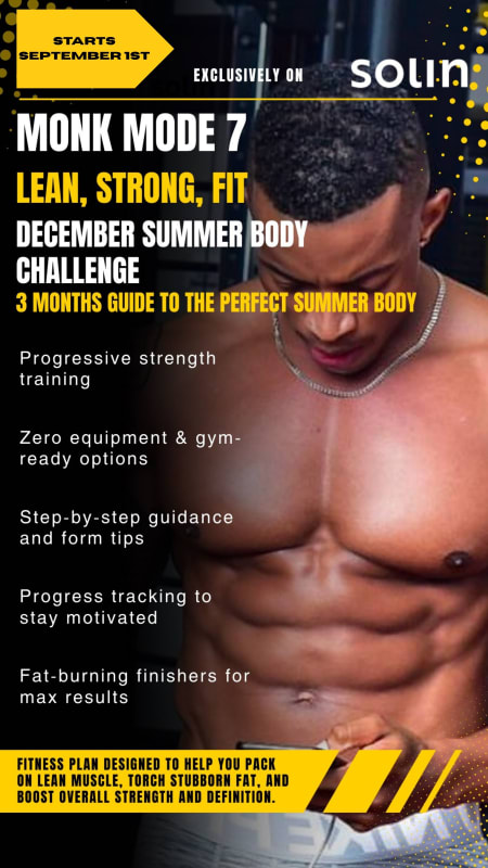 Monk Mode 7 Lean, Strong, Fit 12 Week Program