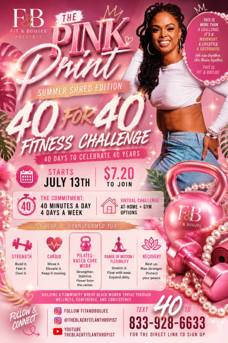 Pink Print Summer Shred