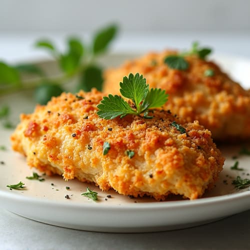 Crispy Baked Buttermilk Chicken with Herbs