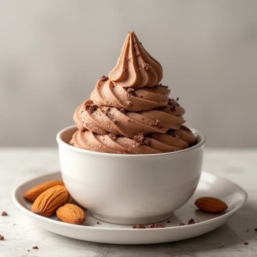 Protein-Packed Chocolate Almond Nice Cream