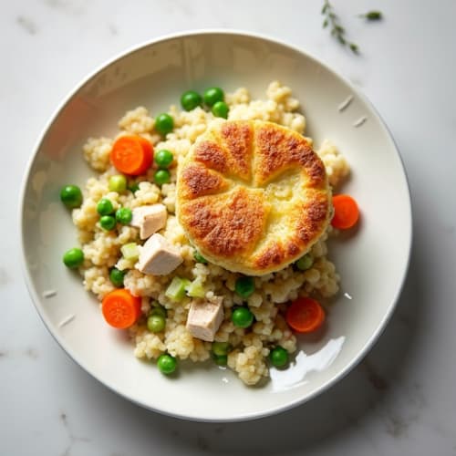 Creamy Cauliflower-Crusted Chicken Pot Pie