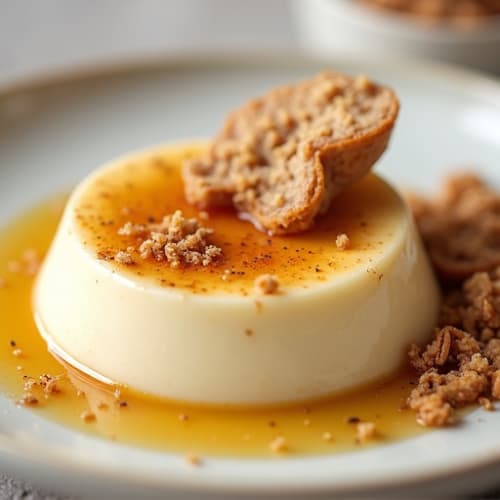 Protein-Packed Vanilla Bean Custard with Caramelized Top