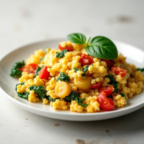 Egg White and Veggie Scramble
