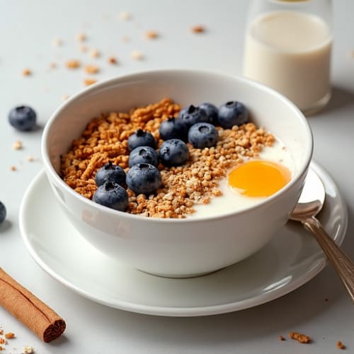 Protein-Packed Cinnamon Weetabix Bowl