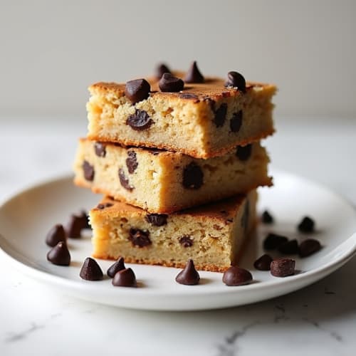 Protein-Packed Almond Flour Chocolate Chip Cookie Cake