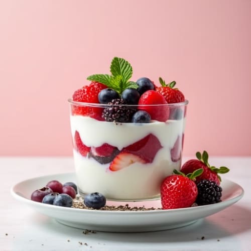 Cottage Cheese and Berry Protein Parfait