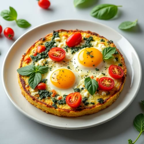 Fluffy Herb-Baked Egg White Frittata