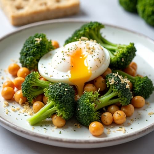 Garlic-Roasted Broccoli with Crispy Parmesan