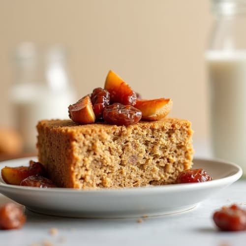 Maple-Date Protein Breakfast Cake