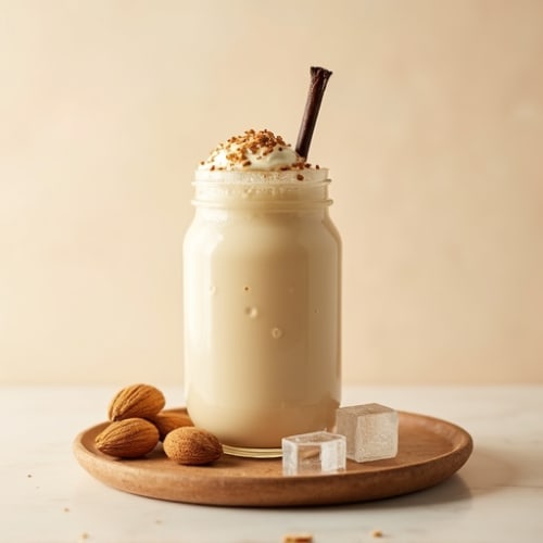 Vanilla Protein Shake with Almond Butter