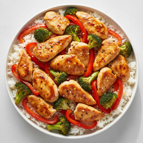 Sheet Pan Honey-Garlic Chicken and Veggies