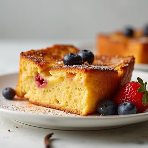 Protein-Rich Vanilla Bean French Toast Bake
