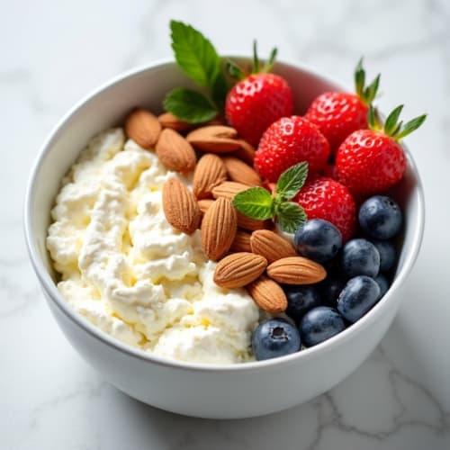 Cottage Cheese and Mixed Berry Protein Bowl
