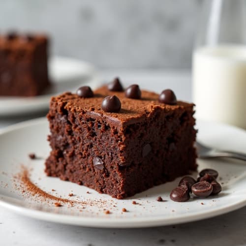 Protein-Rich Dark Chocolate Almond Flour Cake