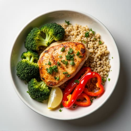 Herb-Roasted Chicken Quinoa Power Bowl