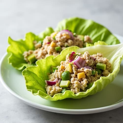 Tuna Salad Lettuce Wraps