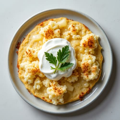 Cloud-Light Cauliflower Flatbread