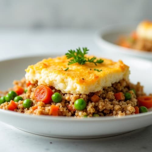 Cauliflower-Topped Turkey Shepherd's Pie