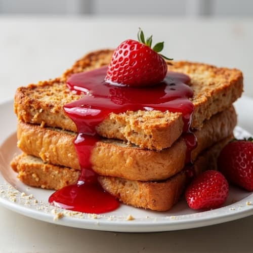 Crispy Almond-Crusted PB&J French Toast
