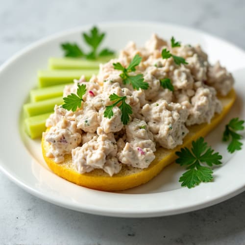 Tuna Salad with Greek Yogurt and Celery