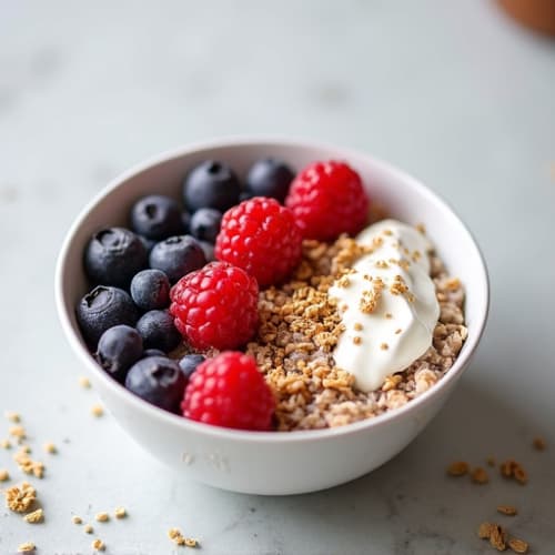 Protein-Packed Vanilla Berry Overnight Oats