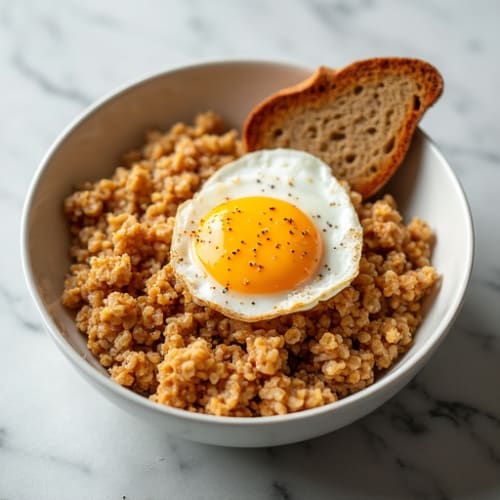 Egg and Oatmeal Power Bowl