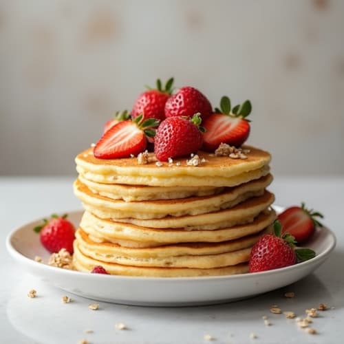 Fluffy Greek Yogurt Protein Pancakes