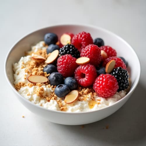 Cottage Cheese and Berry Power Bowl