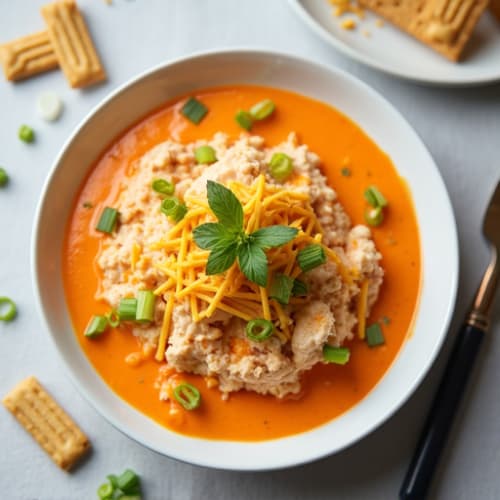 Creamy Greek Yogurt Buffalo Chicken Dip
