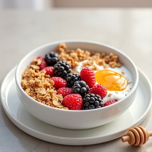 Honey-Drizzled Greek Yogurt Power Bowl