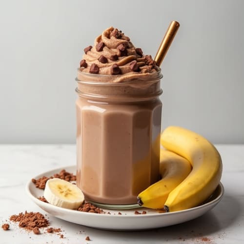 Protein-Packed Chocolate Almond Nice Cream