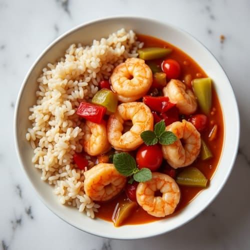 Protein-Packed Shrimp and Chicken Gumbo